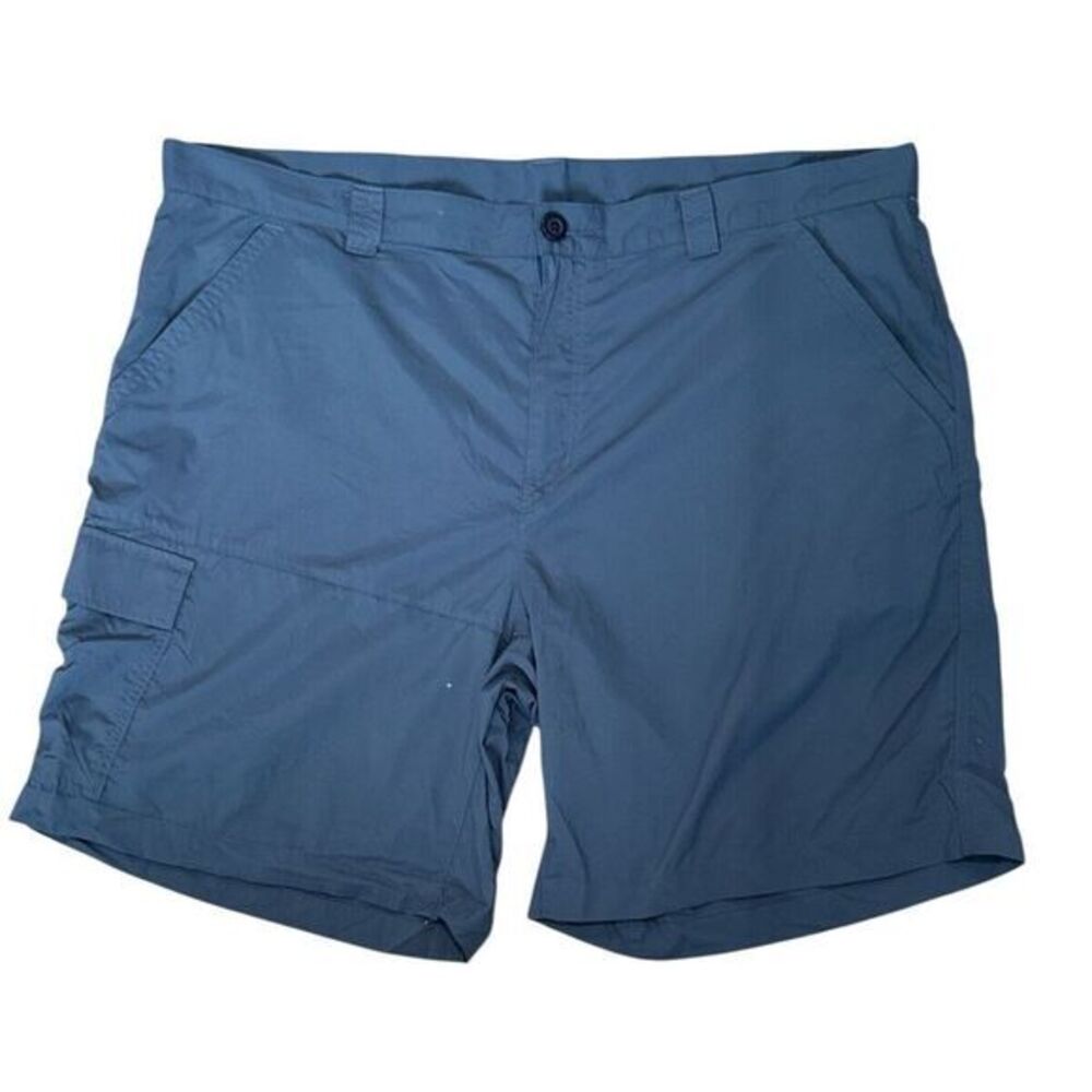 Columbia Omni-Shade Shorts Men's Size 42 Navy Blue Fishing Boating Outdoors